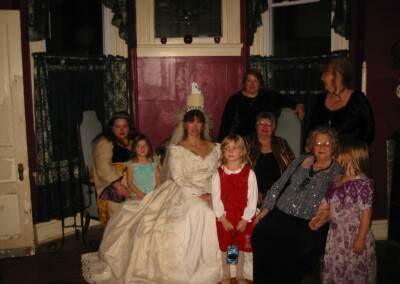 Family women shot Mary's wedding 2004