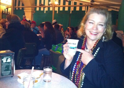 Virginia at cafe du monde 2011