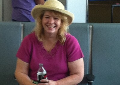 Virginia at airport