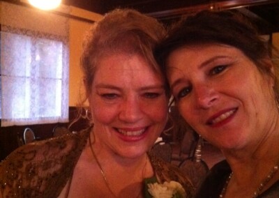 Virginia and Mary at John Jr.'s wedding