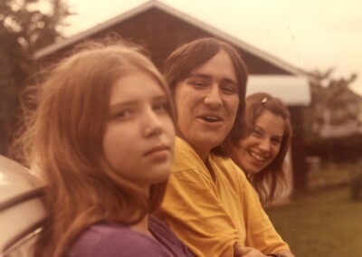 Virginia, Danny & Carol 1973